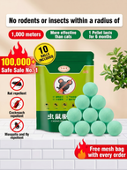 Natural Pest Repellent 10 Balls — Repel Rats, Cockroaches, Bedbugs & Mosquitoes