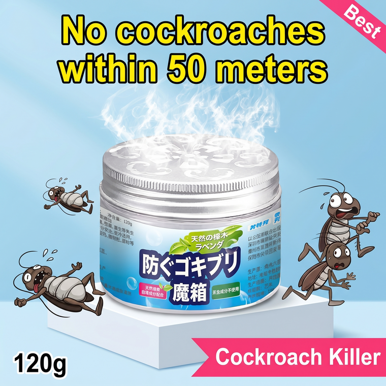 All pests disappear with natural cockroach repellent