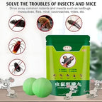 Natural Pest Repellent 10 Balls — Repel Rats, Cockroaches, Bedbugs & Mosquitoes