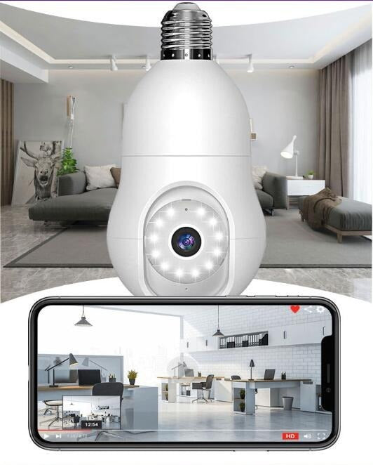 WiFi Light Bulb Security Camera