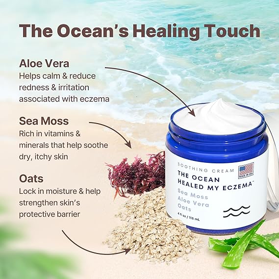 Sea moss eczema cream how it works science
