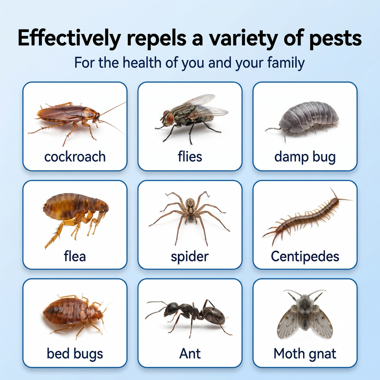 9 pests this product repels effectively