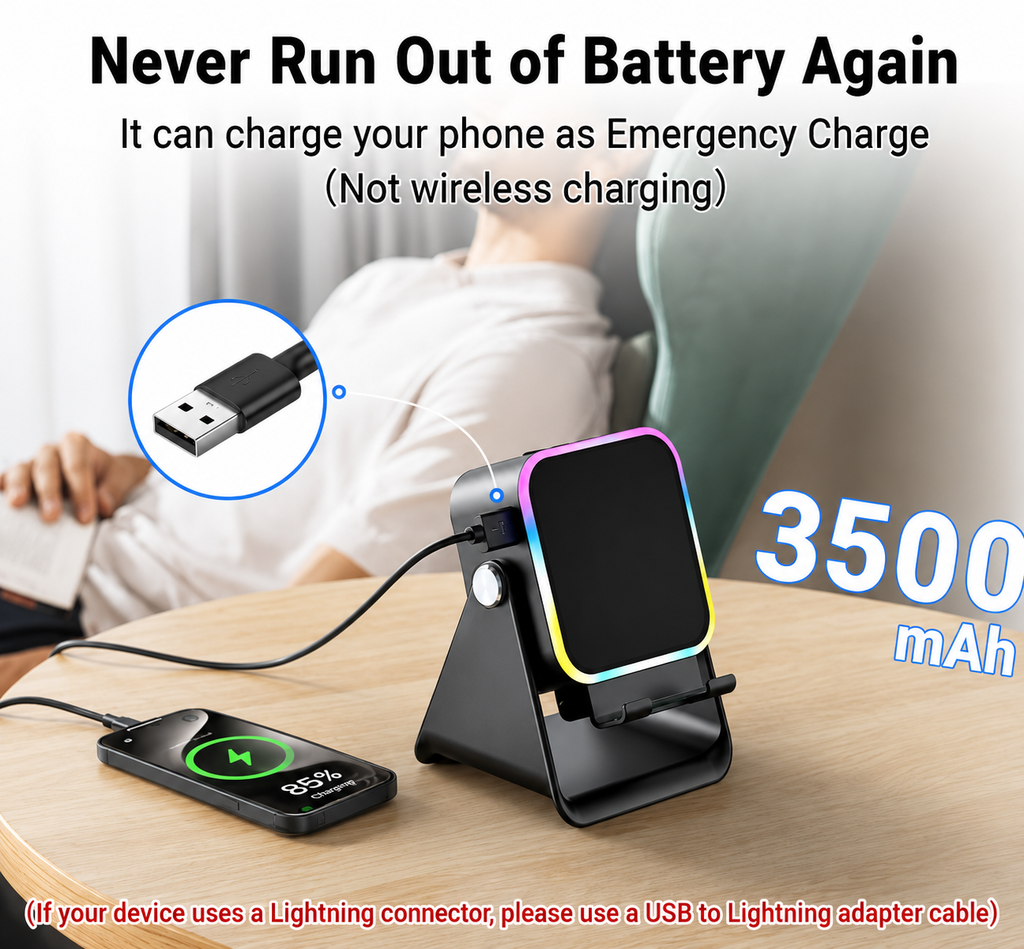 5 in 1 Wireless Induction Speaker