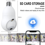 WiFi Light Bulb Security Camera