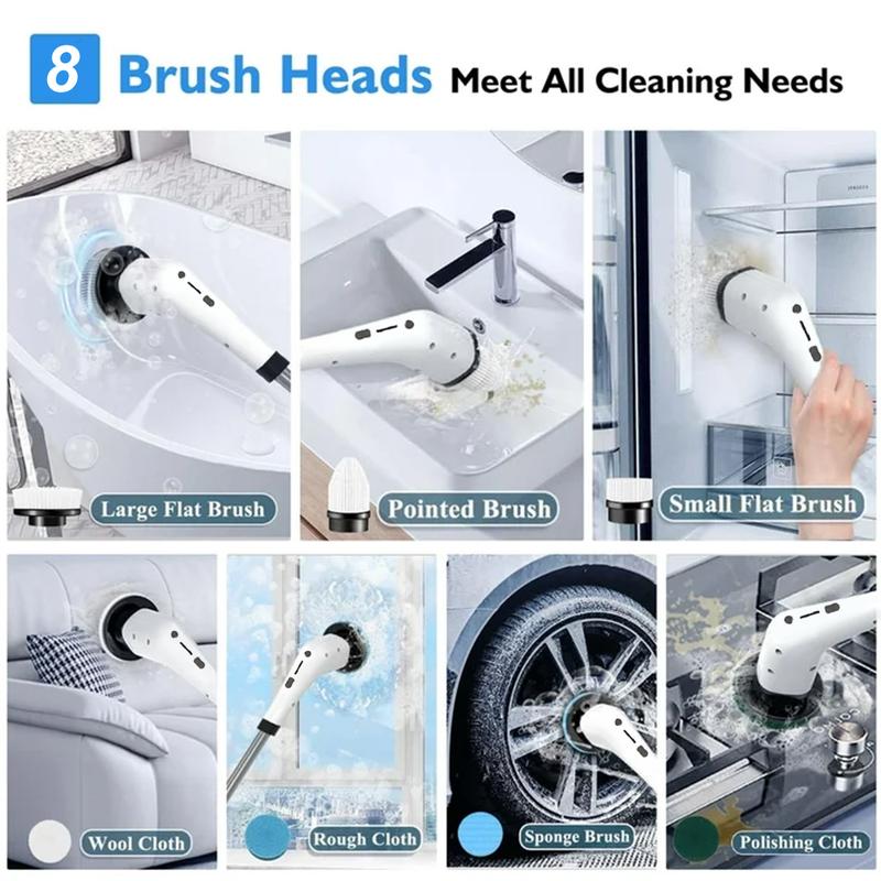 Electric Spin Scrubber, Cordless Shower Scrubber