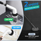 Electric Spin Scrubber, Cordless Shower Scrubber