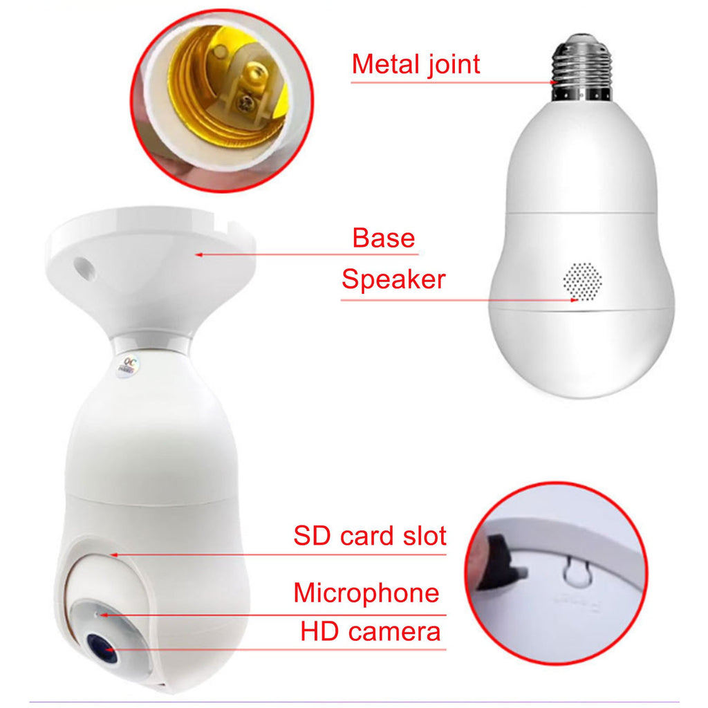 WiFi Light Bulb Security Camera