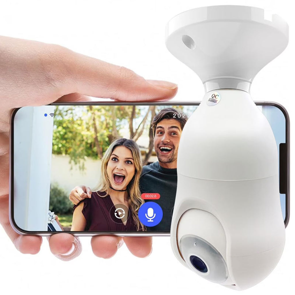 WiFi Light Bulb Security Camera