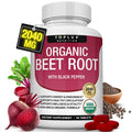 Organic Beetroot Supplement — Athletic Performance & Daily Energy | 90 Capsules